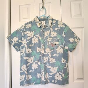 NWT Medium Princess Tiana Adult Shirt Button Up Color Me Courtney Disney